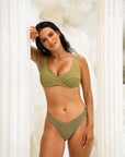 CAPRI TOP - NORI CRINKLE