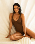 HYAMS ONE PIECE - ESPRESSO