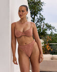 NAVAGIO TOP - UMBER